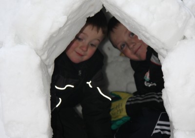 We even make igloos!